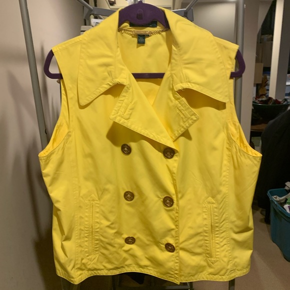 ralph lauren yellow vest